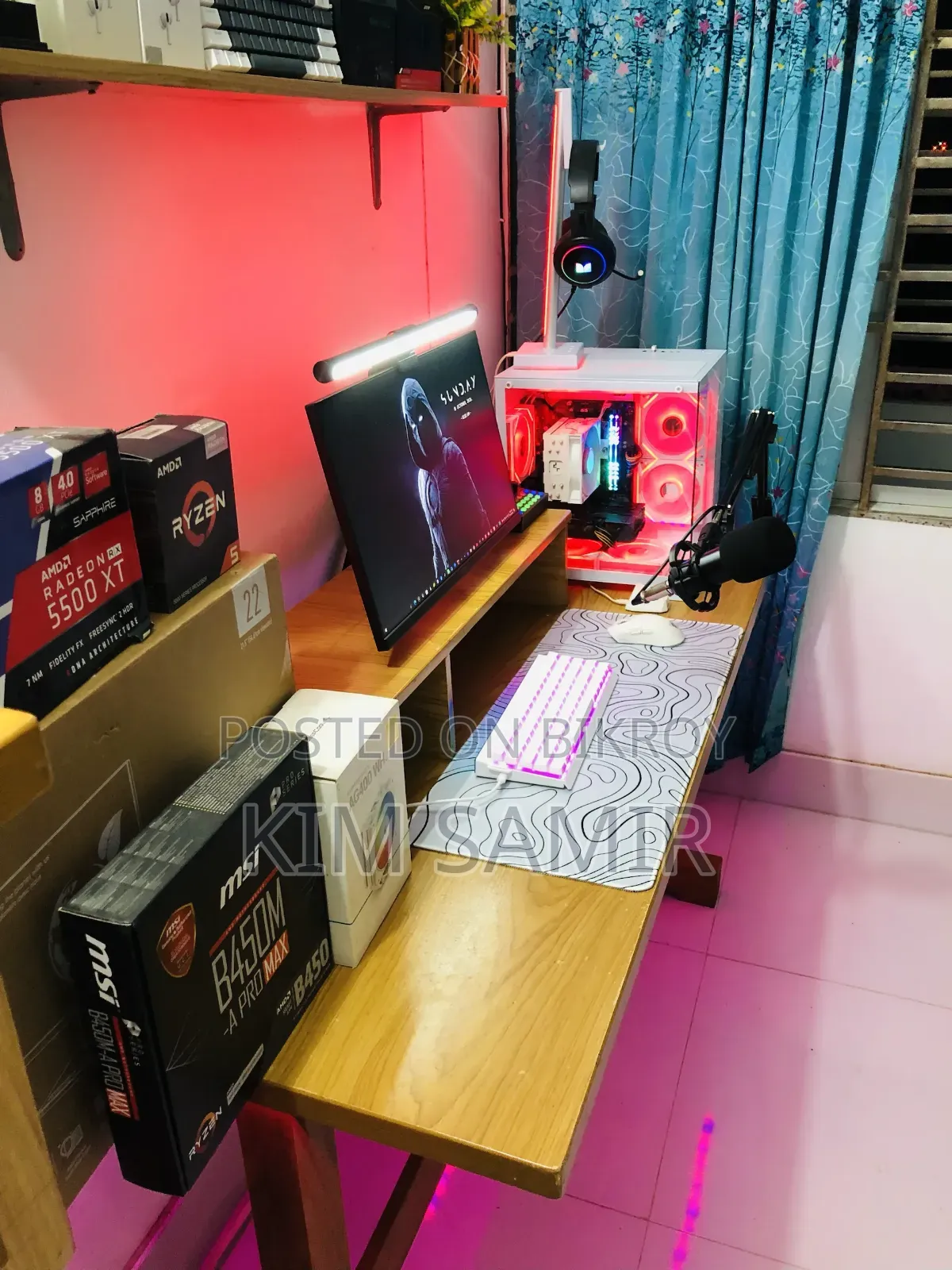 New Desktop Computer MSI 16GB AMD Ryzen SSD 500GB