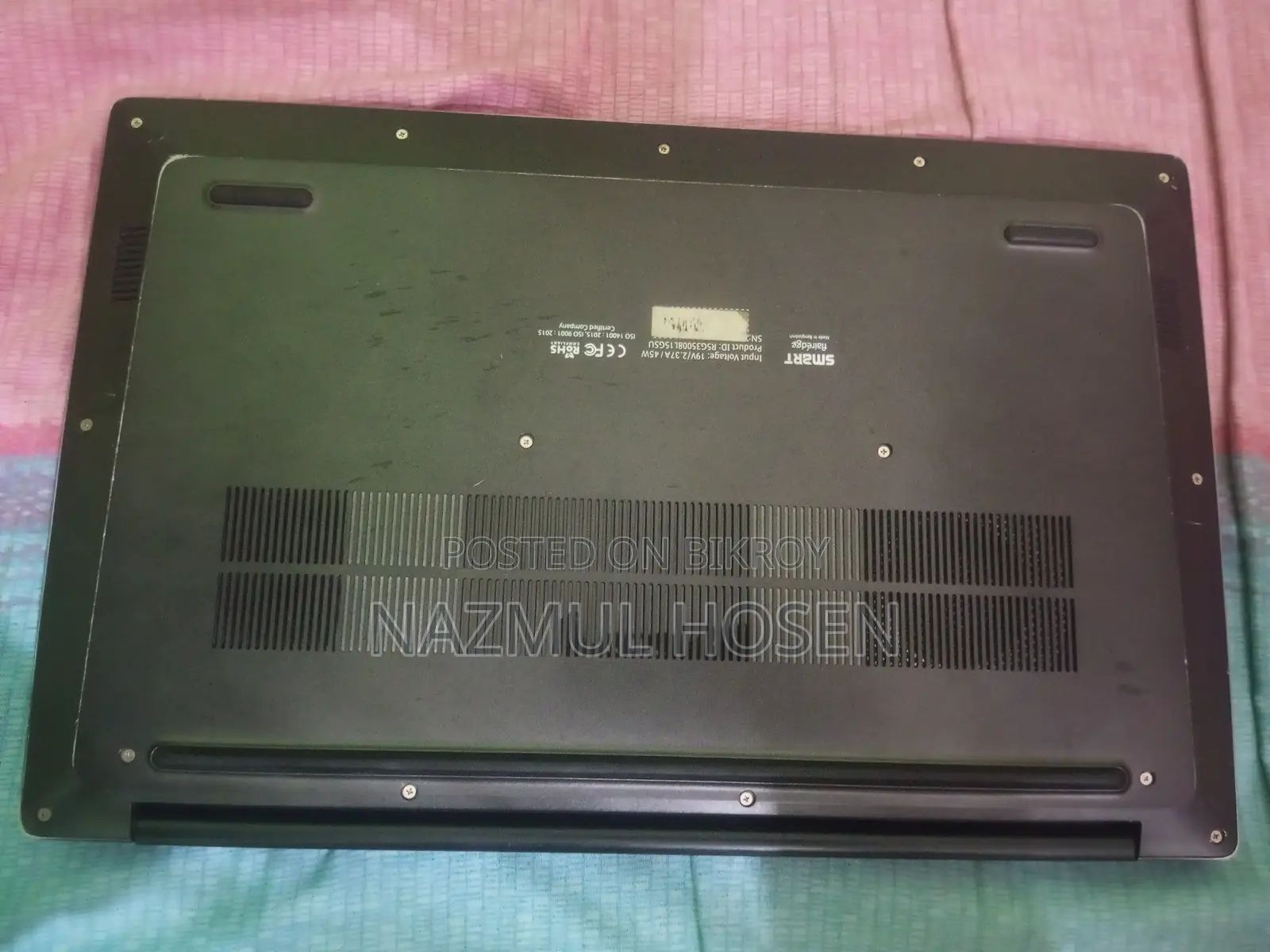 Laptop HP 15 8GB AMD Ryzen 5 HDD 512GB