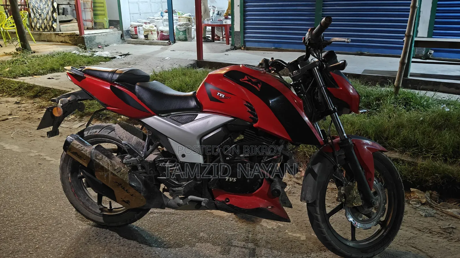 TVS Apache RTR 160 4V 2022 Red