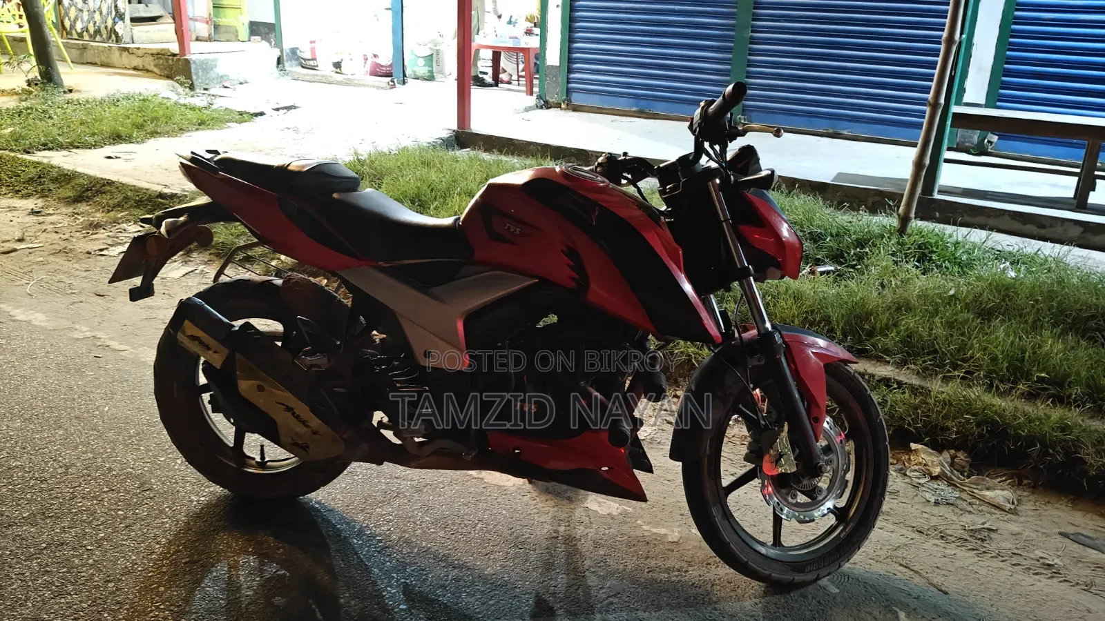 TVS Apache RTR 160 4V 2022 Red