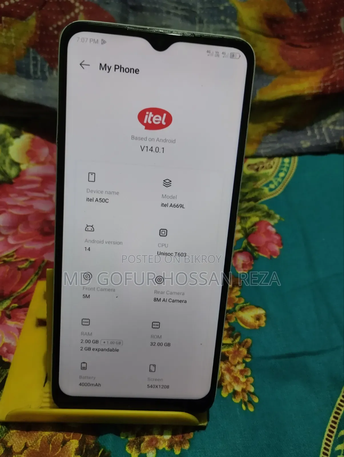 Itel A50C 32 GB White