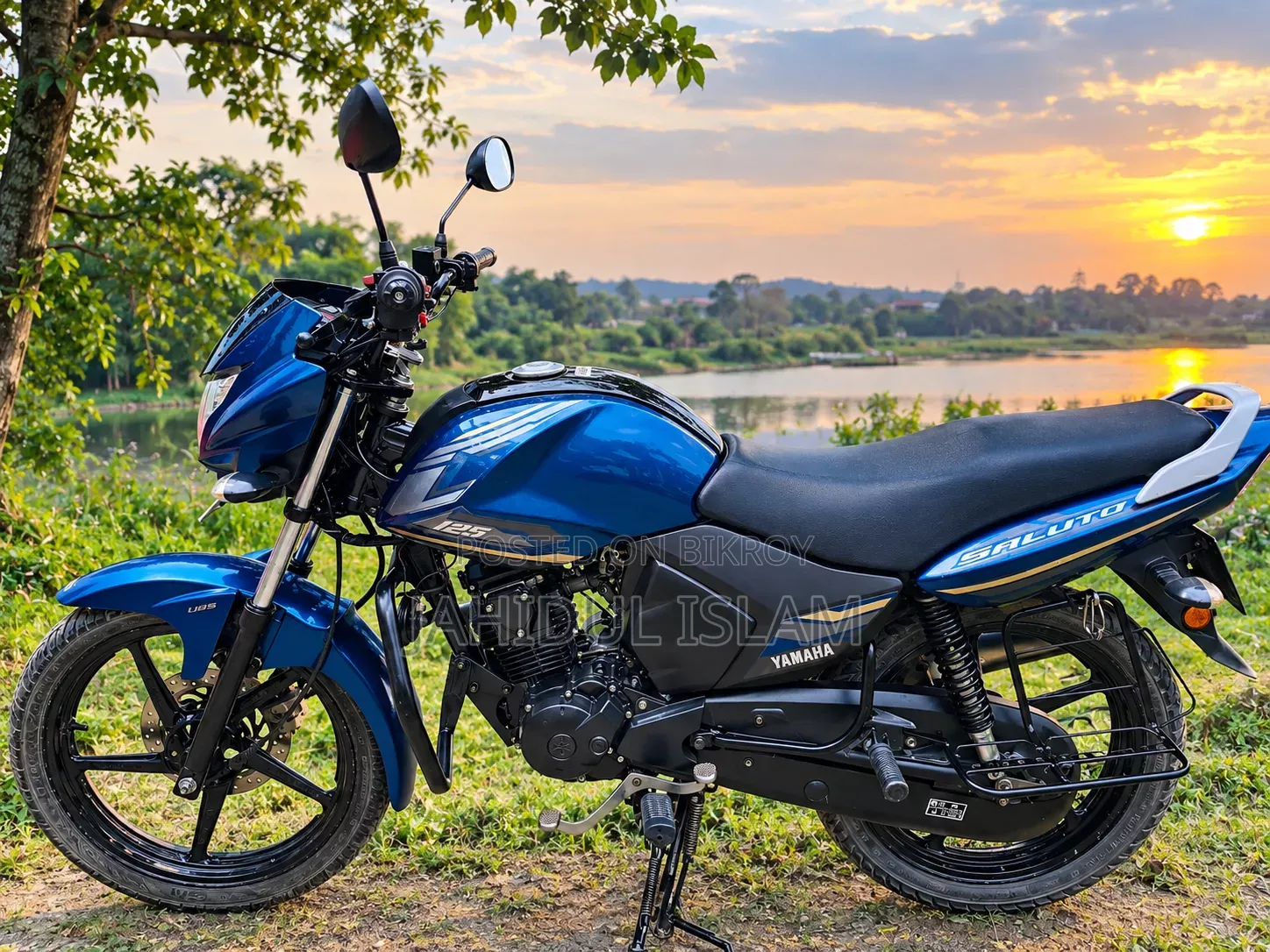 নতুন ইয়ামাহা সালুটো ১২৫ ২০২৩ নীল