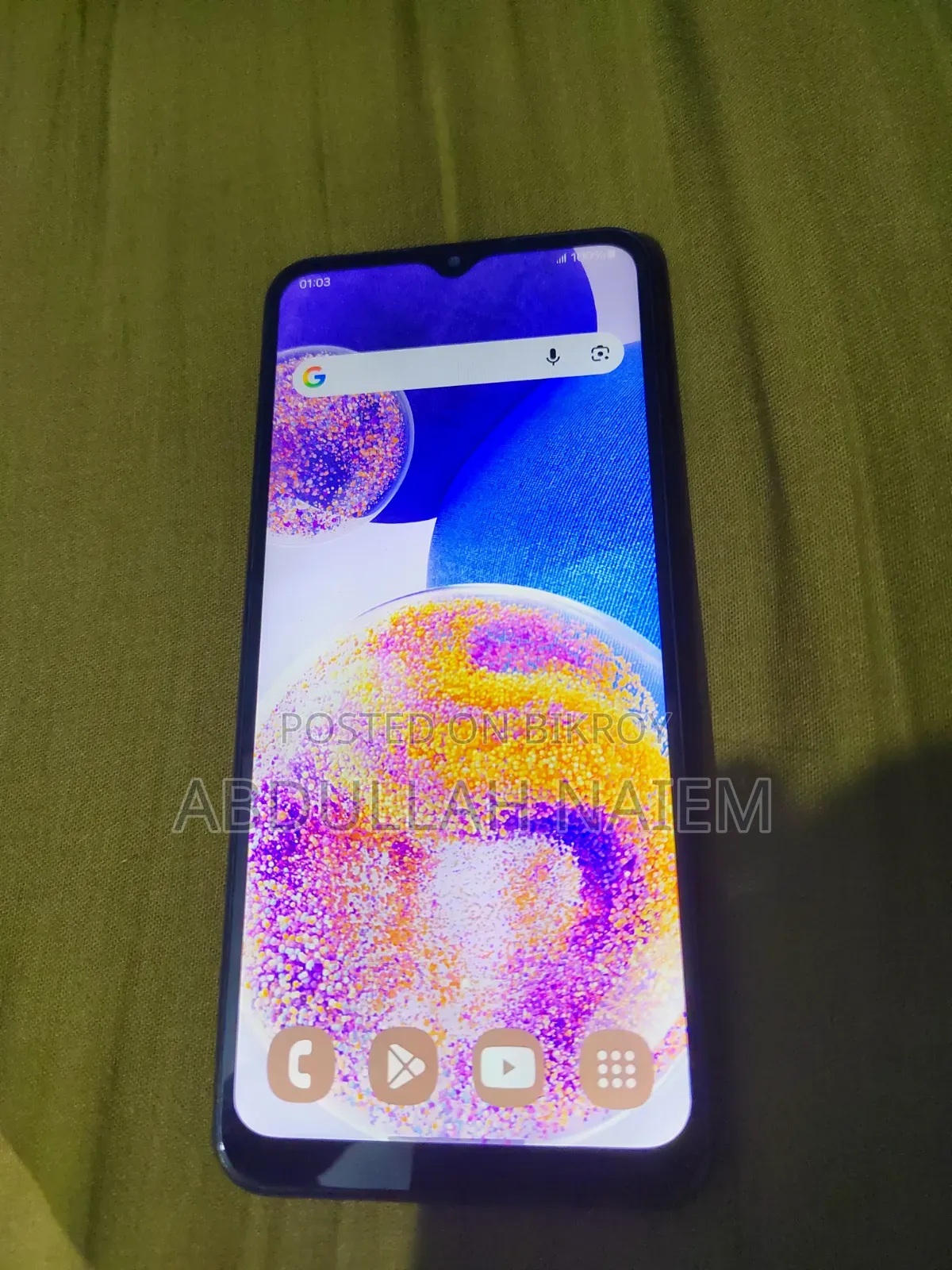 স্যামসাং গ্যালাক্সি এ২৩ ১২৮ জিবি সিলভার