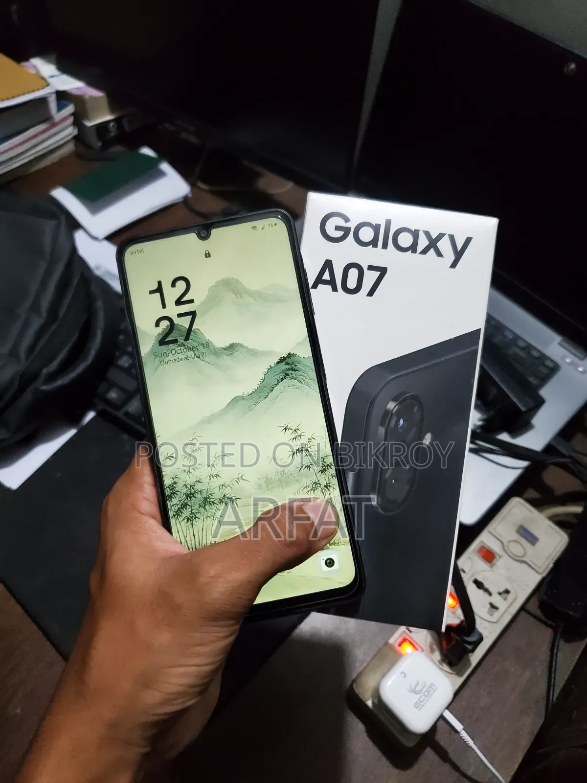 নতুন স্যামসাং গ্যালাক্সি এ০৭ ৬৪ জিবি গ্রে