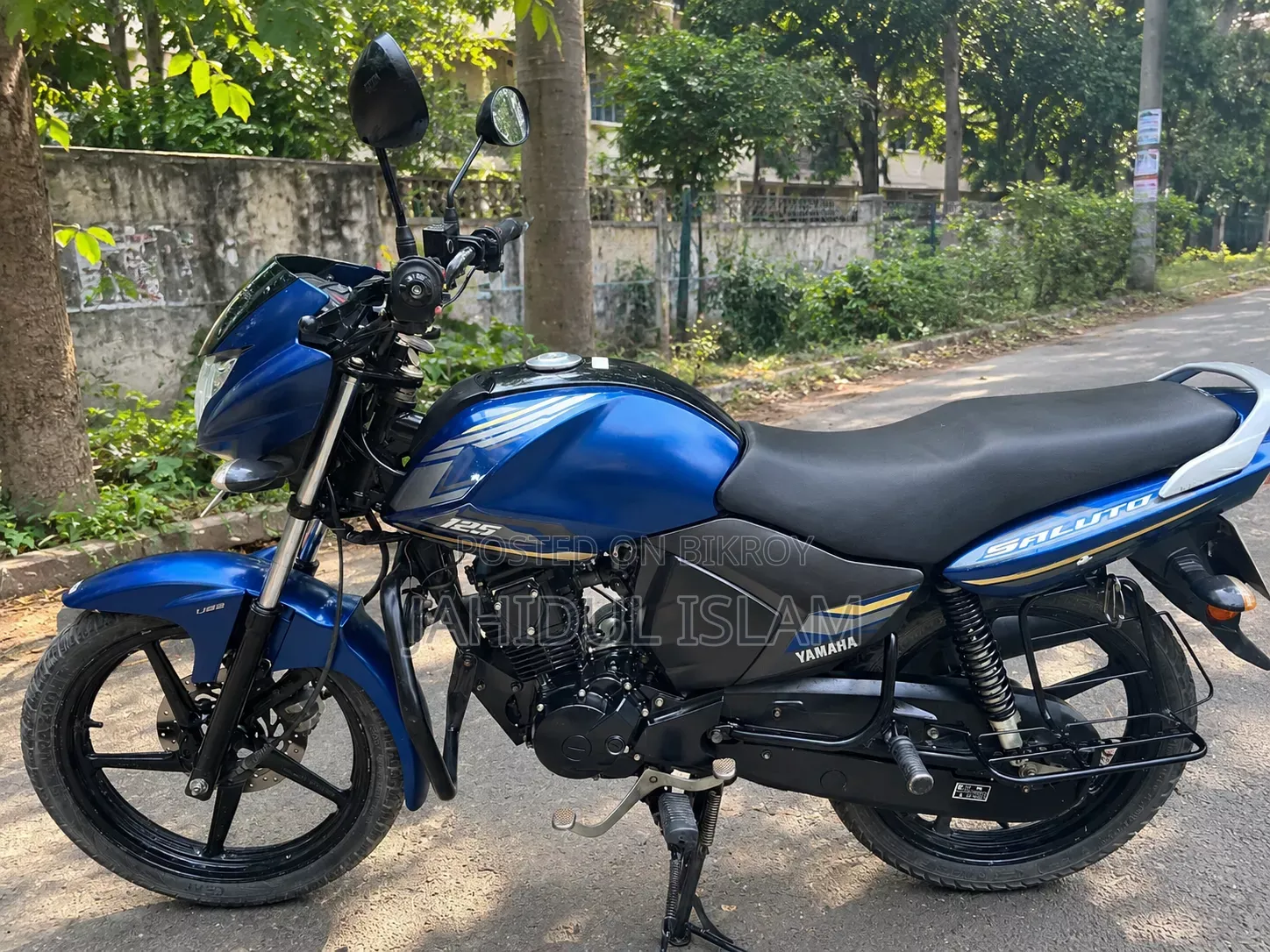 নতুন ইয়ামাহা সালুটো ১২৫ ২০২৩ নীল