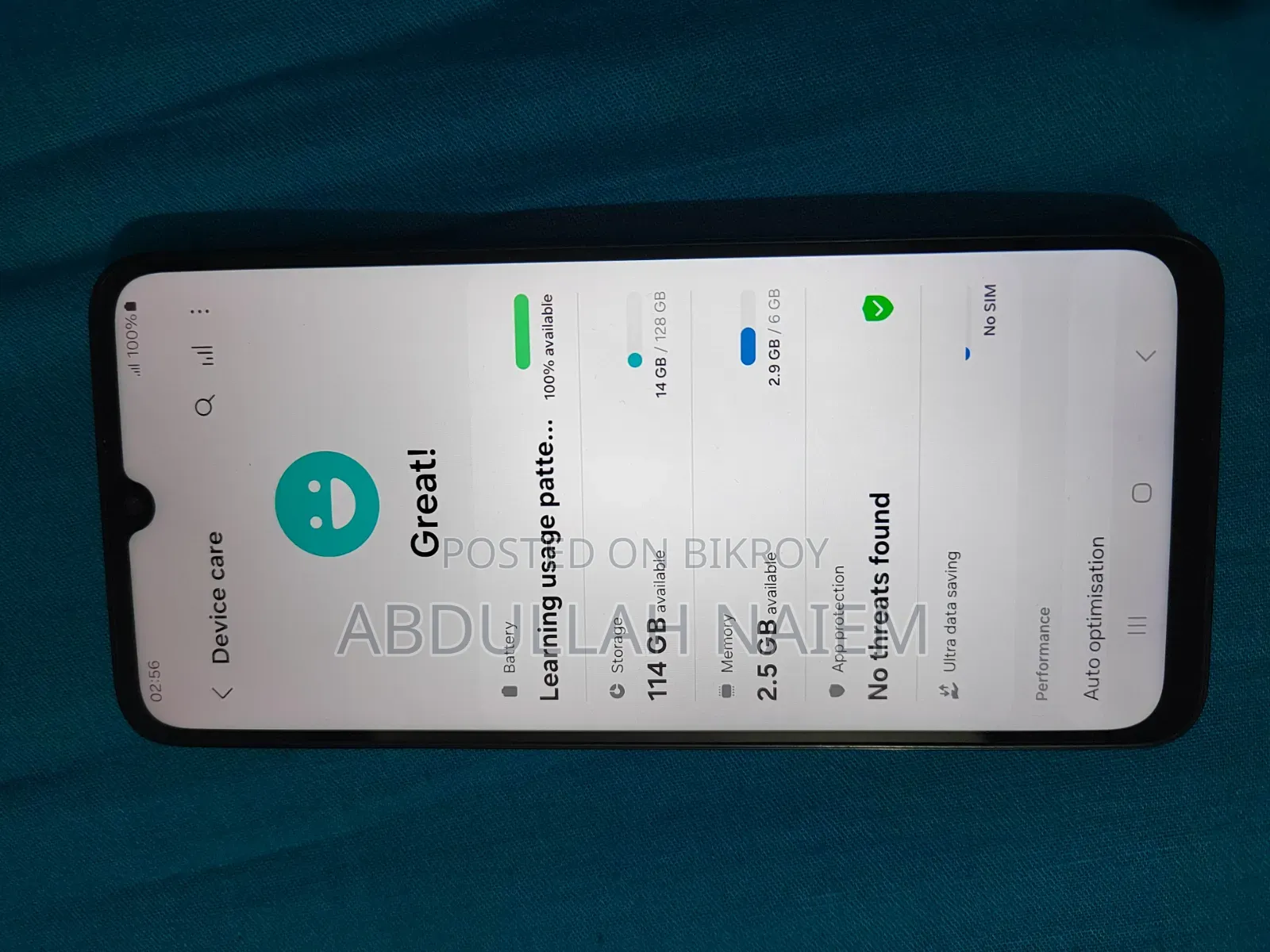 স্যামসাং গ্যালাক্সি এ২৩ ১২৮ জিবি সিলভার