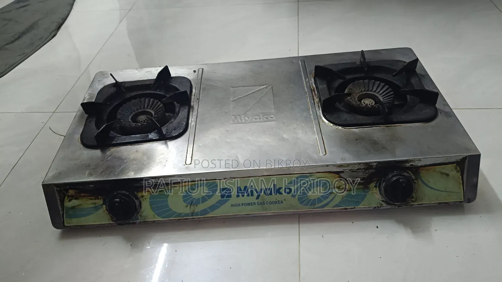 মিয়াকো ডাবল বার্নার চুলা