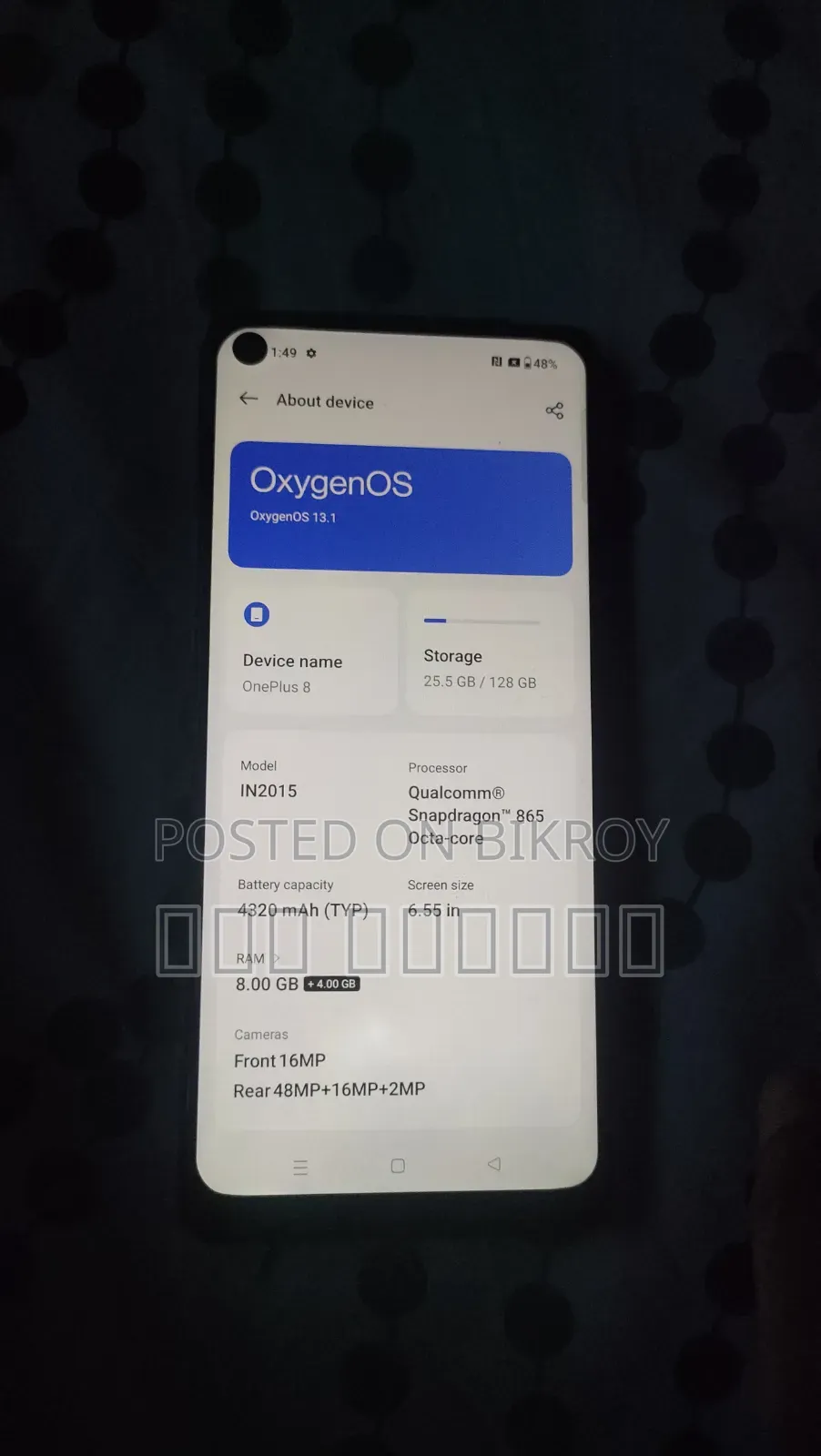 OnePlus 8 128 GB Black