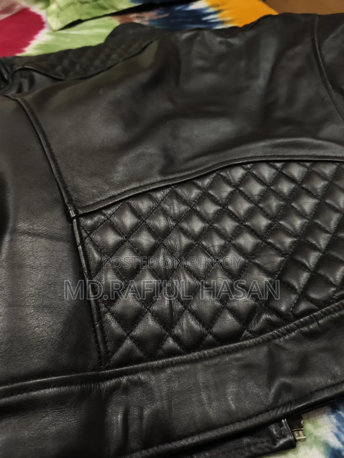 100% Original Leather Jacket, made from India.
