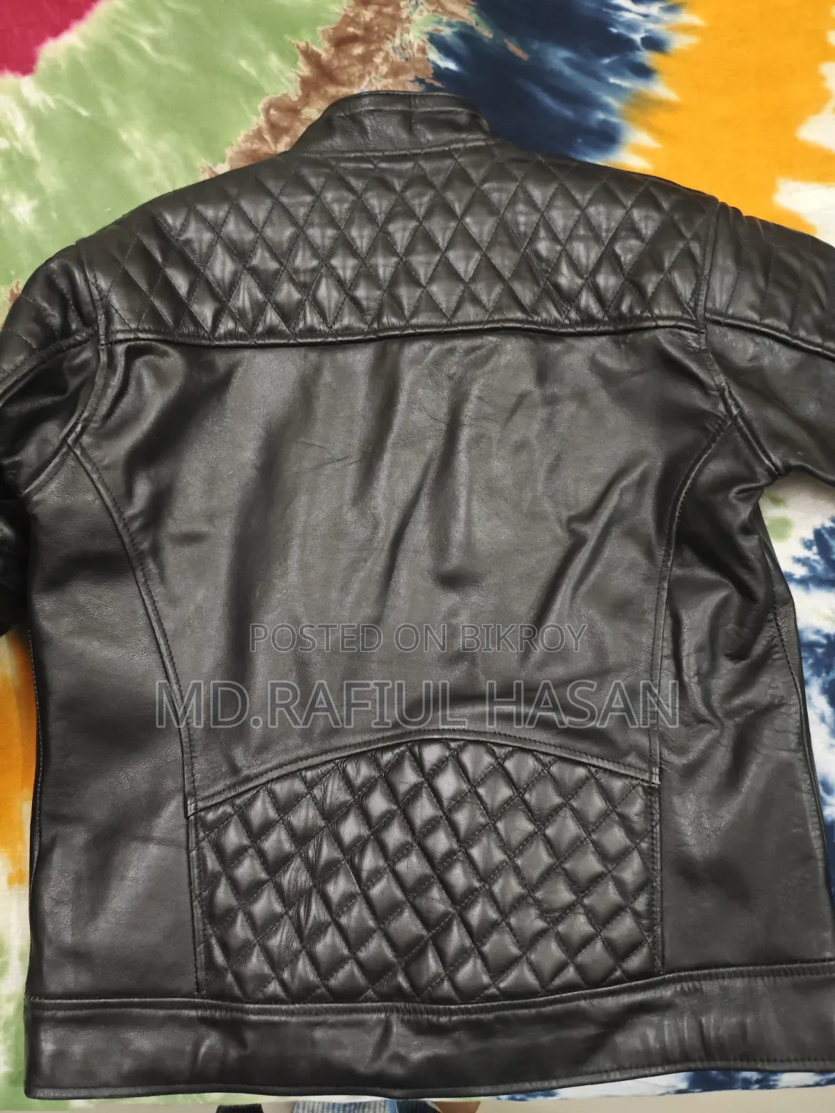 100% Original Leather Jacket, made from India.