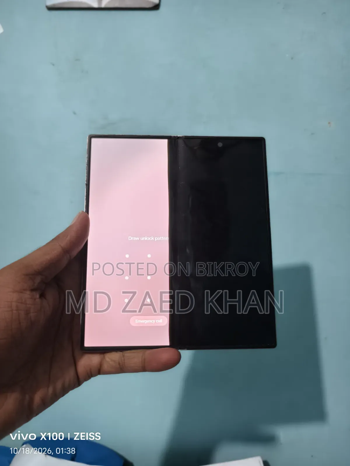 স্যামসাং গ্যালাক্সি জেড ফোল্ড৬ ২৫৬ জিবি সিলভার