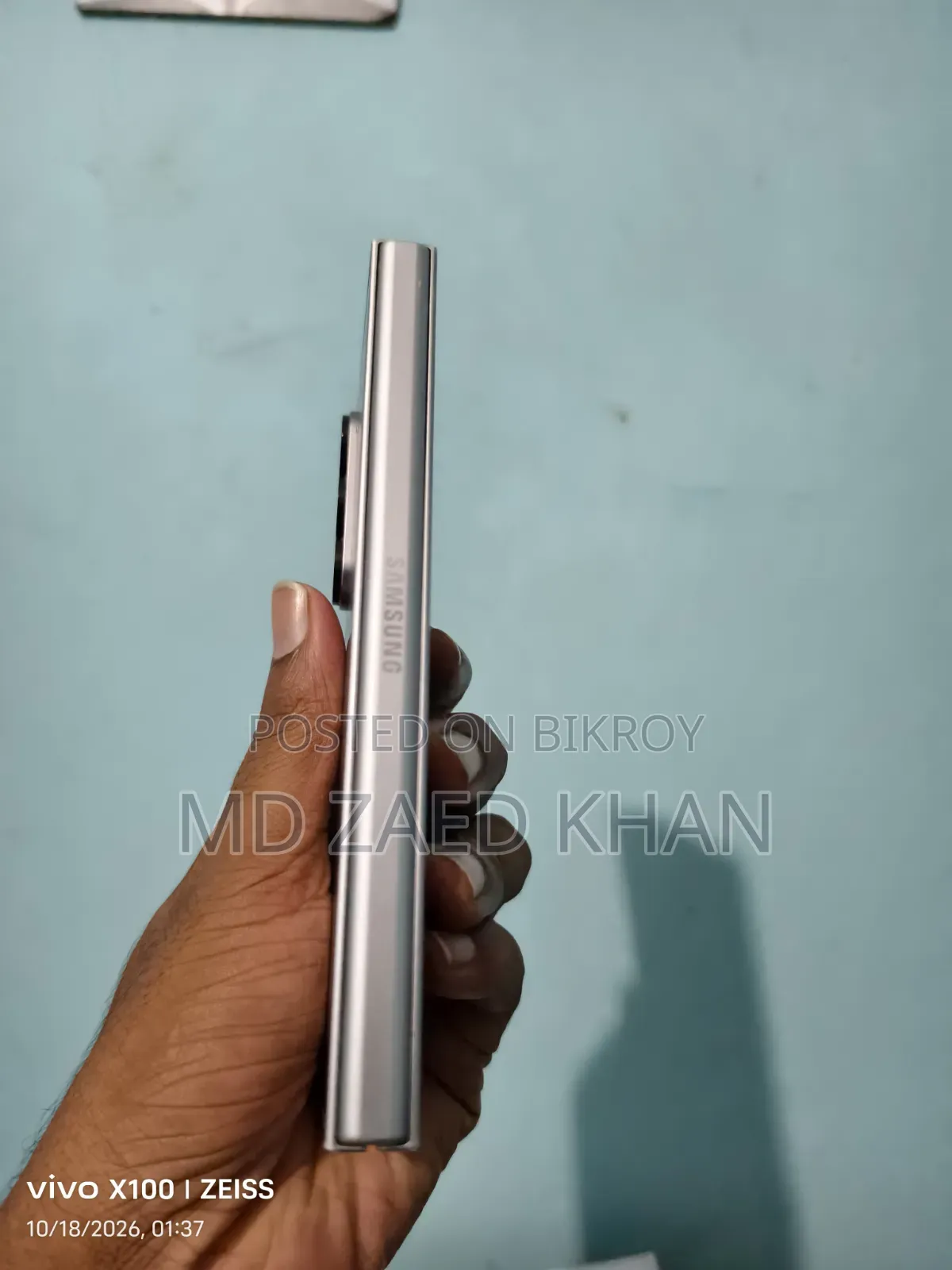 স্যামসাং গ্যালাক্সি জেড ফোল্ড৬ ২৫৬ জিবি সিলভার