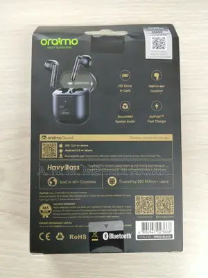 Oraimo FreePods Neo ওয়্যারলেস ইয়ারবাডস - অরিজিনাল (স্পিড ব্ল্যাক)