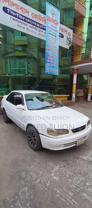 নিউ টয়োটা করোল্লা অটোমেটিক ১৯৯৬ হোয়াইট