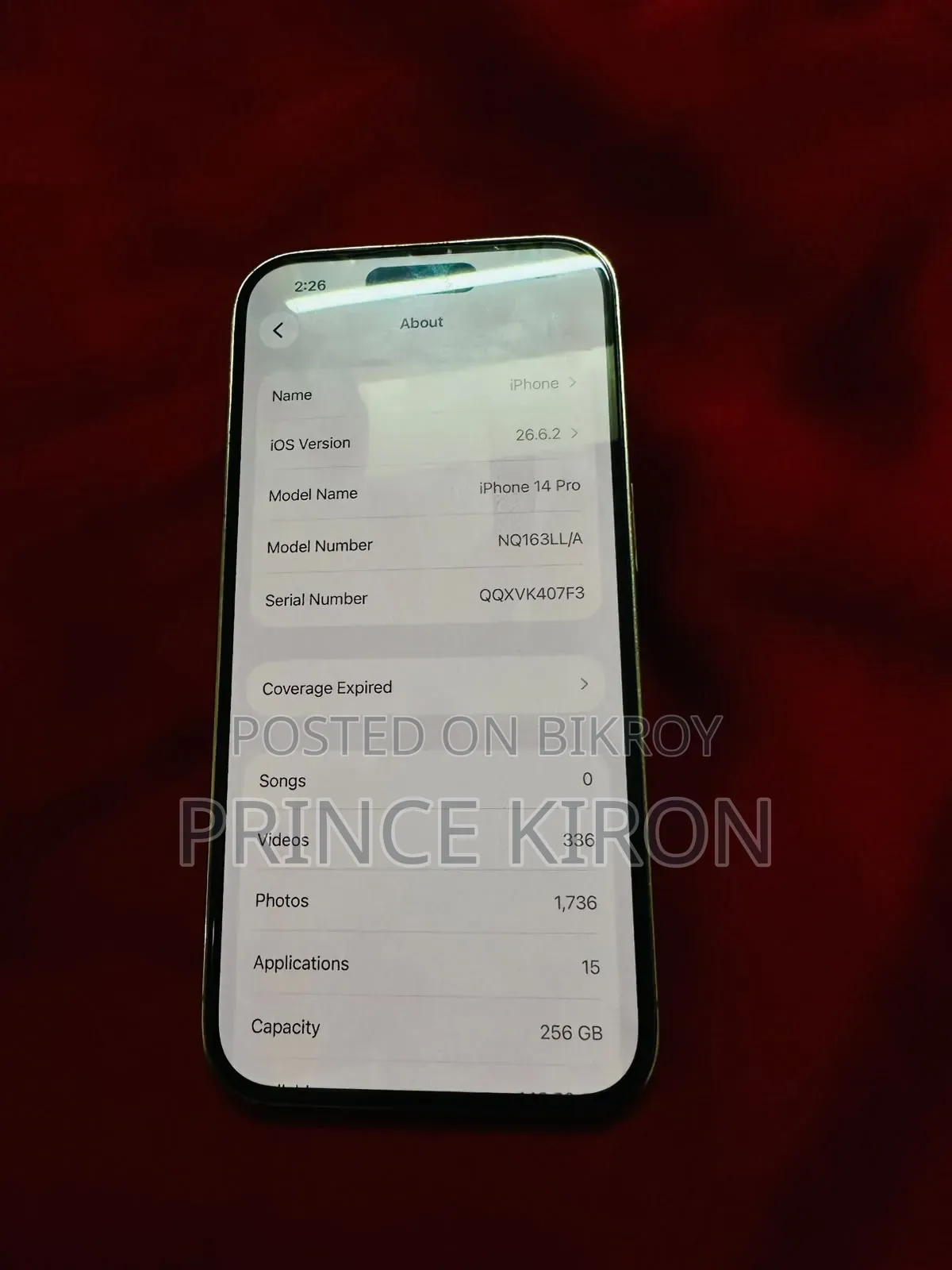 Apple iPhone 14 Pro 256 GB White