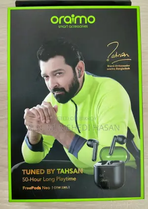 Oraimo FreePods Neo ওয়্যারলেস ইয়ারবাডস - অরিজিনাল (স্পিড ব্ল্যাক)