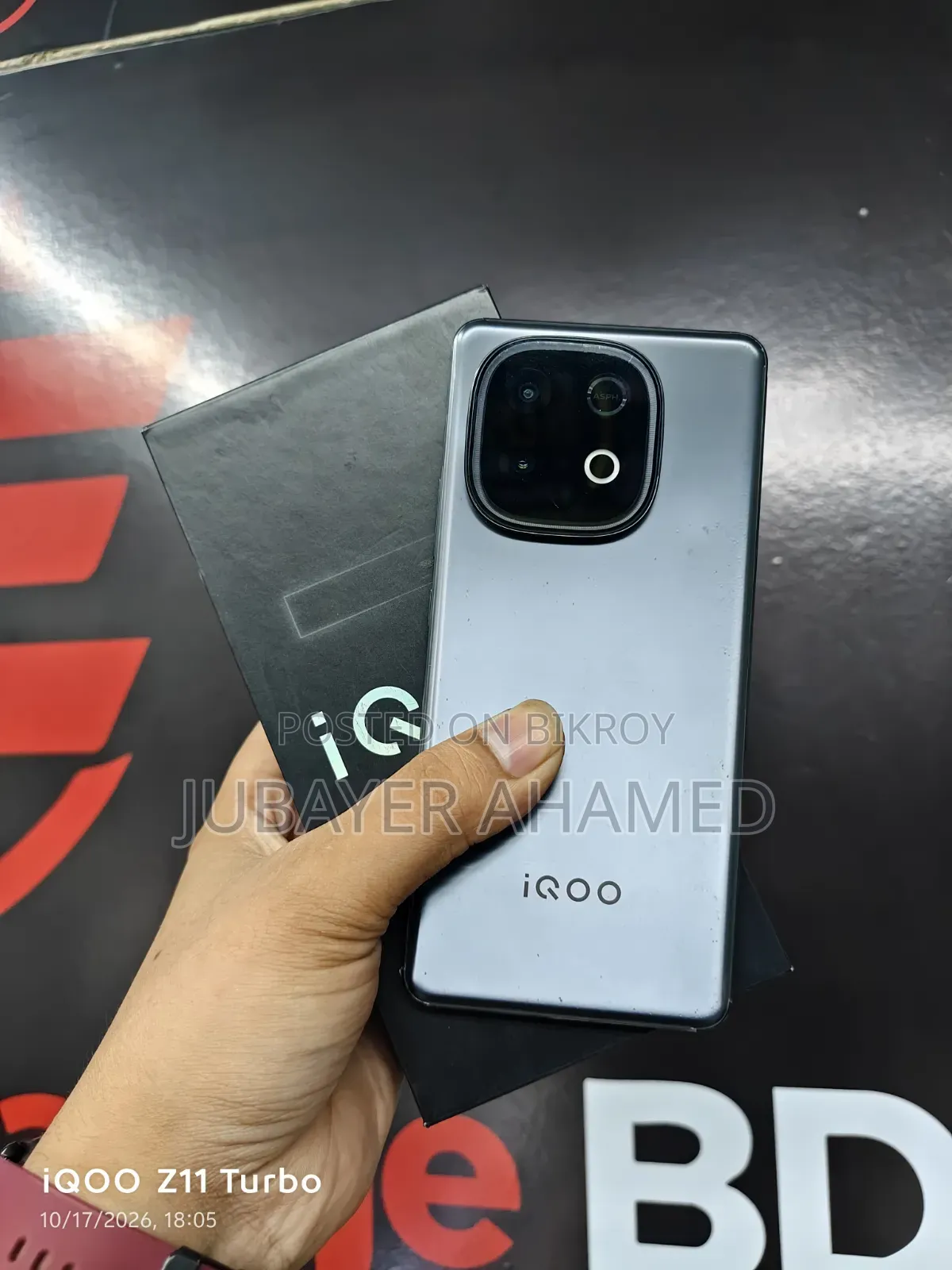 আইকু জেড১০ ২৫৬ জিবি কালো