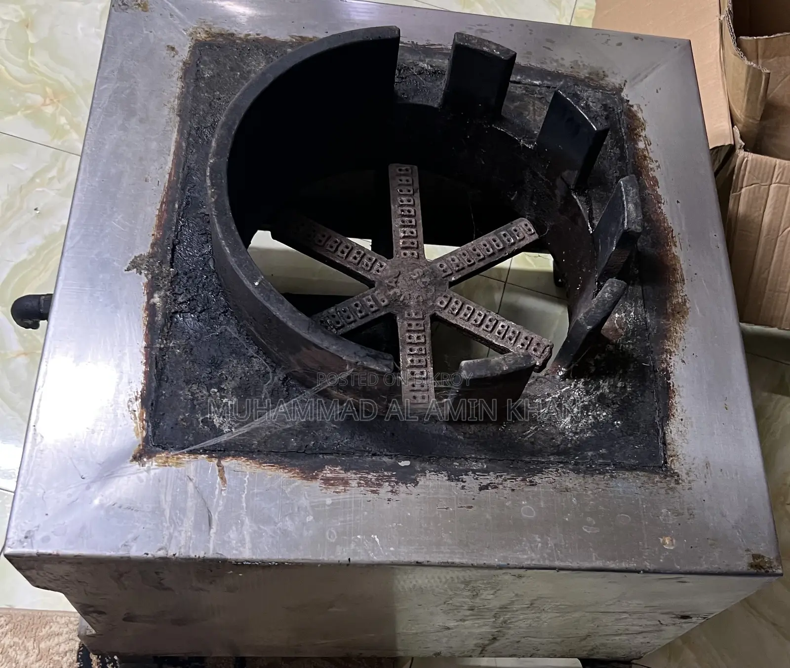 Stainless Steel Commercial High Pressure Single Burner Gas Stove