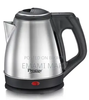 Prestige 1.2 Litres Electric Kettle (PKCS 1.2)| Silver | Auto Cut-Off 