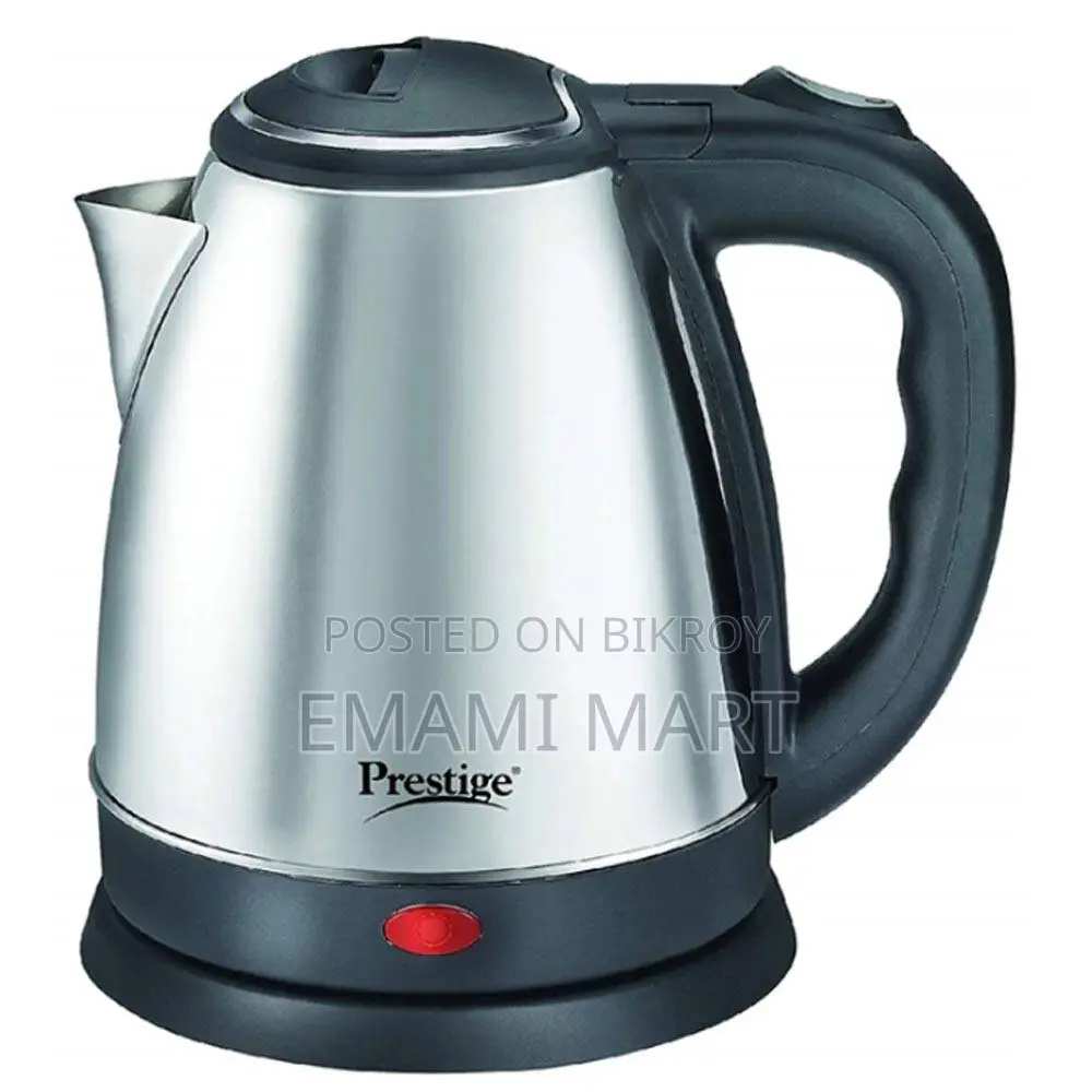 Prestige 1.2 Litres Electric Kettle (PKCS 1.2)| Silver | Auto Cut-Off 