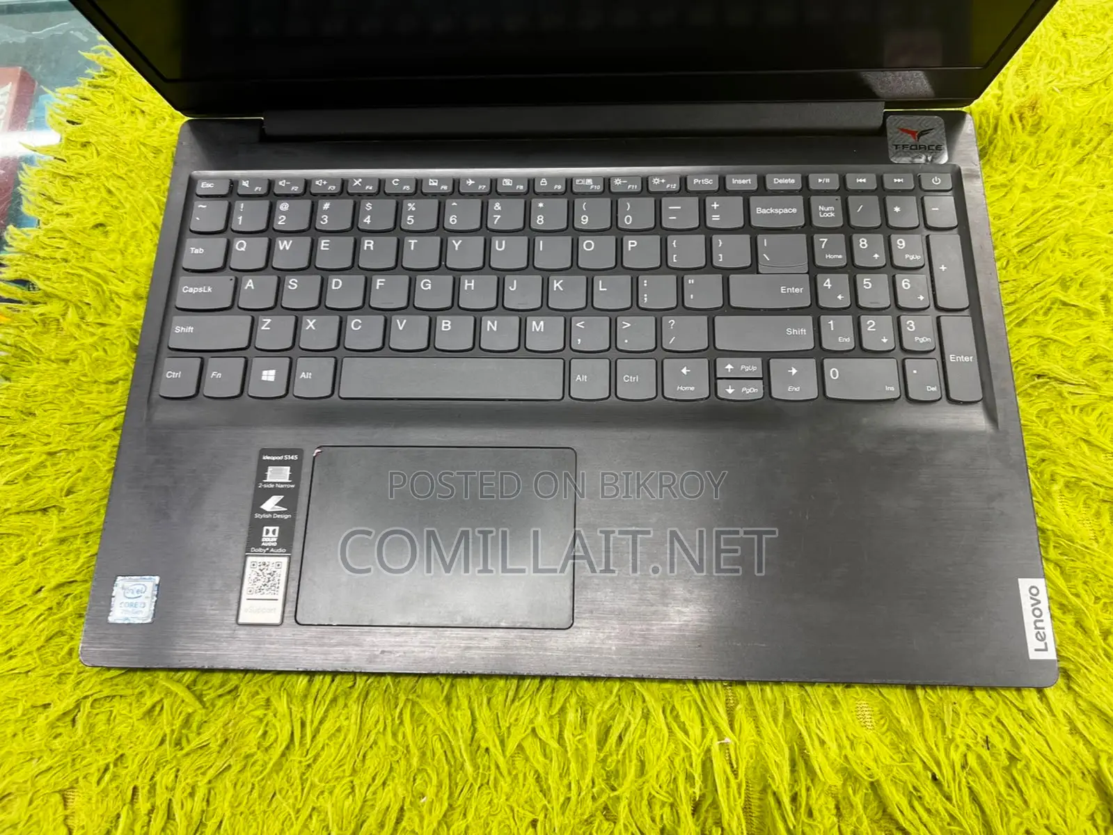 Lenovo ideapad, Core i3, 128gb SSD, 4gb-Ram, 7th Gen