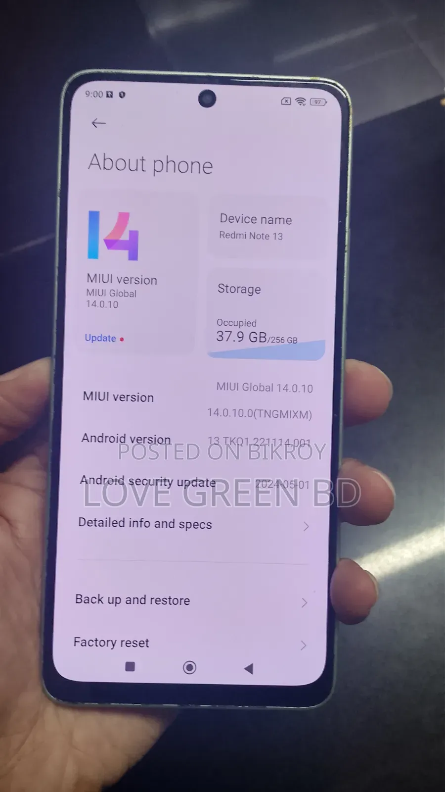 Xiaomi Redmi Note 13 256 GB Graphite