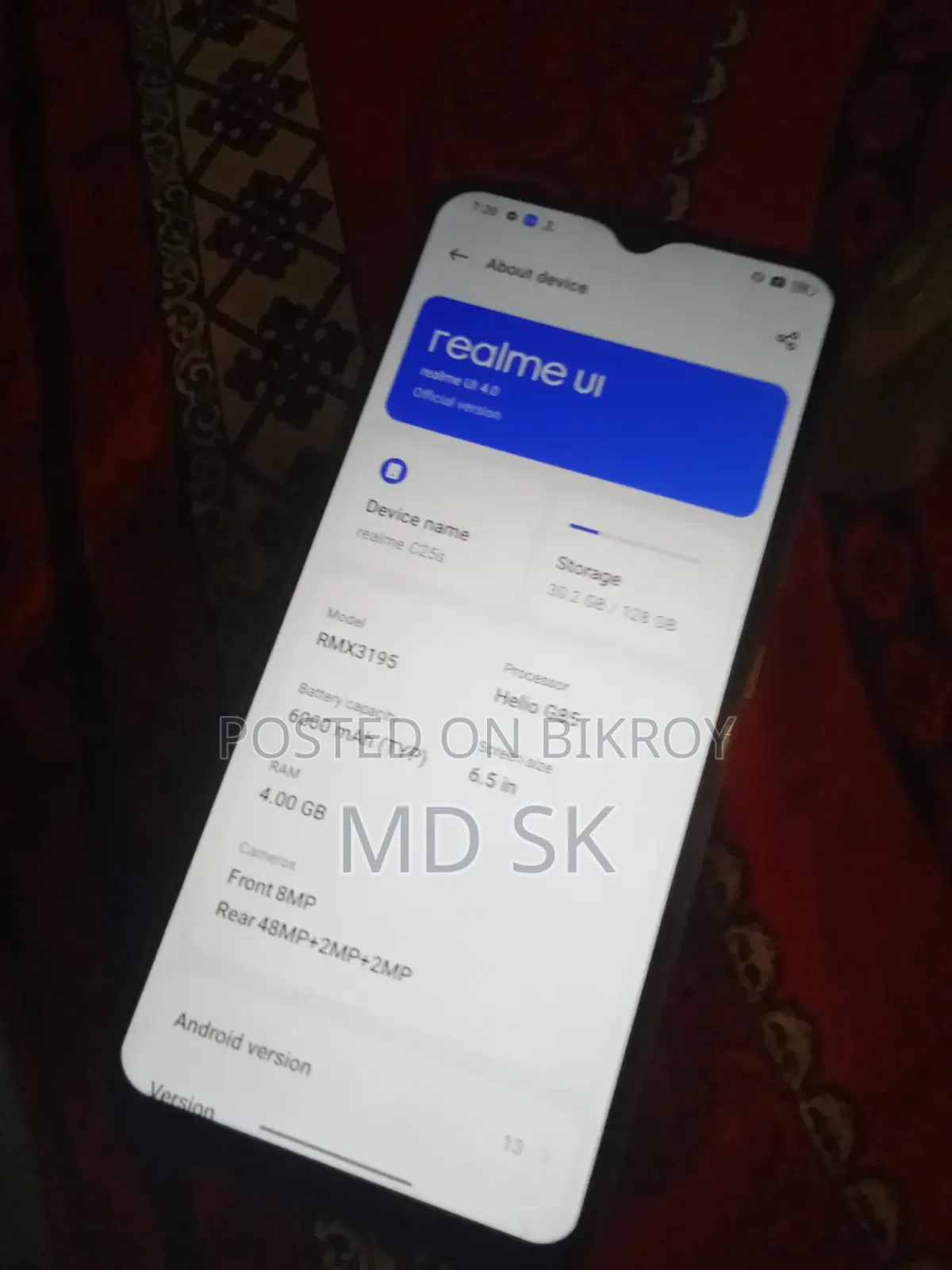 Realme C25s 128 GB Black