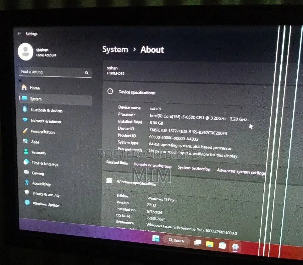 Gigabyte GA-H110MSTX-HD3-ZK 8GB Intel Core i5 HDD 500GB