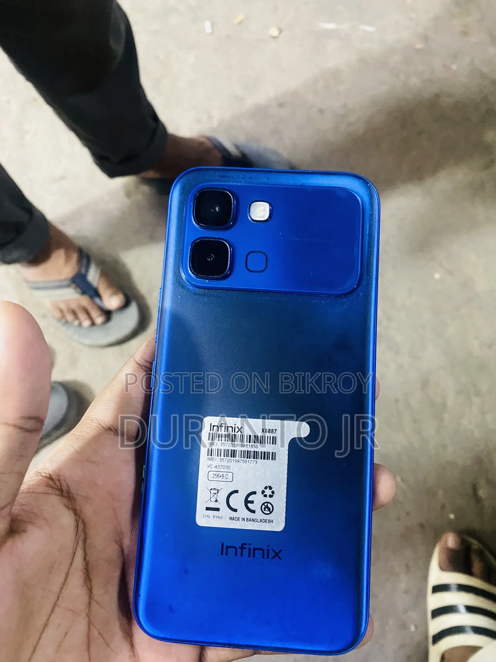 ইনফিনিক্স নোট এজ ২৫৬ জিবি নীল