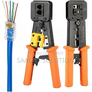 298-S45C RJ45 Pass Through Cat5 Cat5e Cat6 Crimping Tool