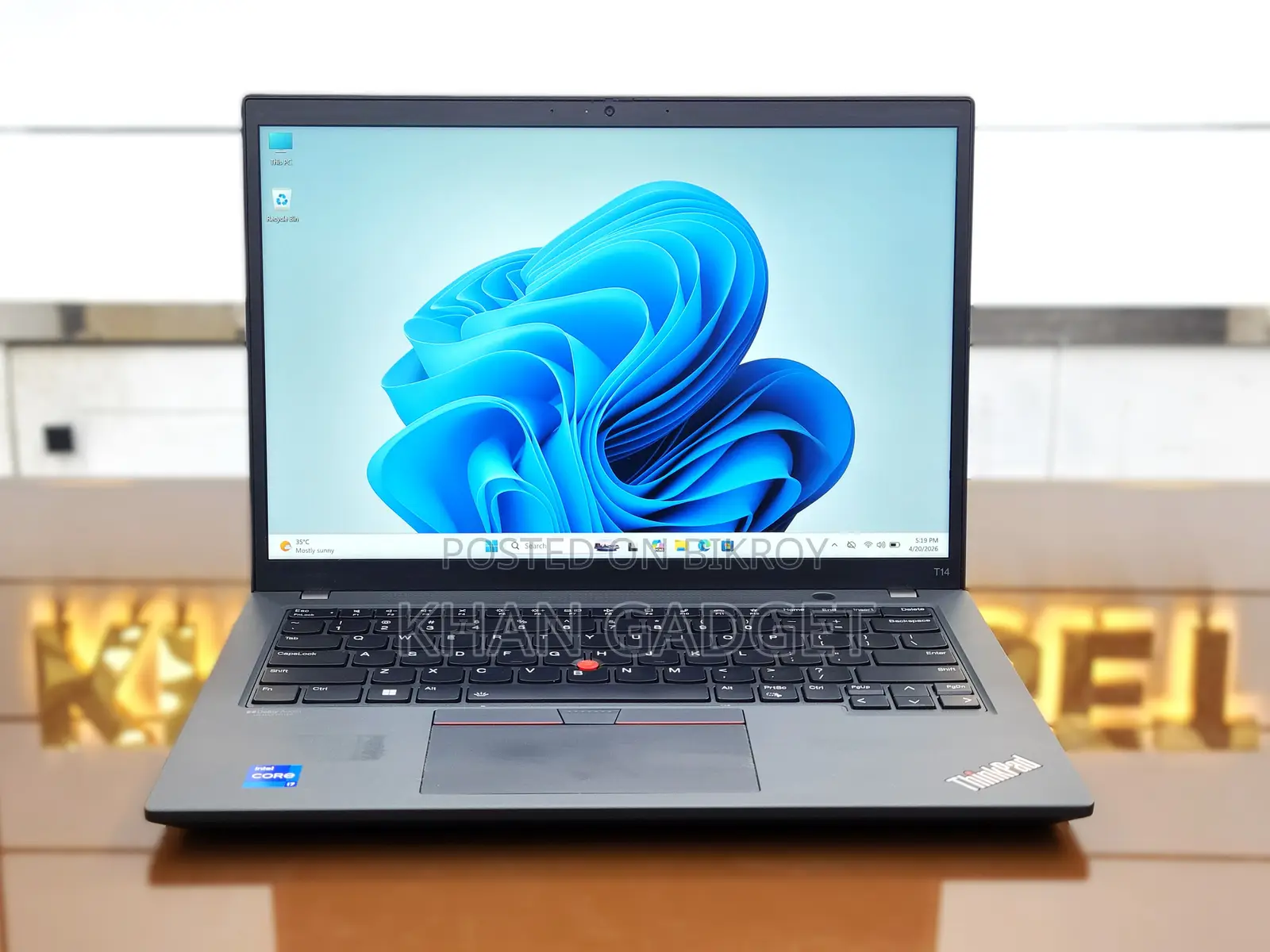 Laptop Lenovo ThinkPad T14 G3 16GB Intel Core i7 SSD 512GB