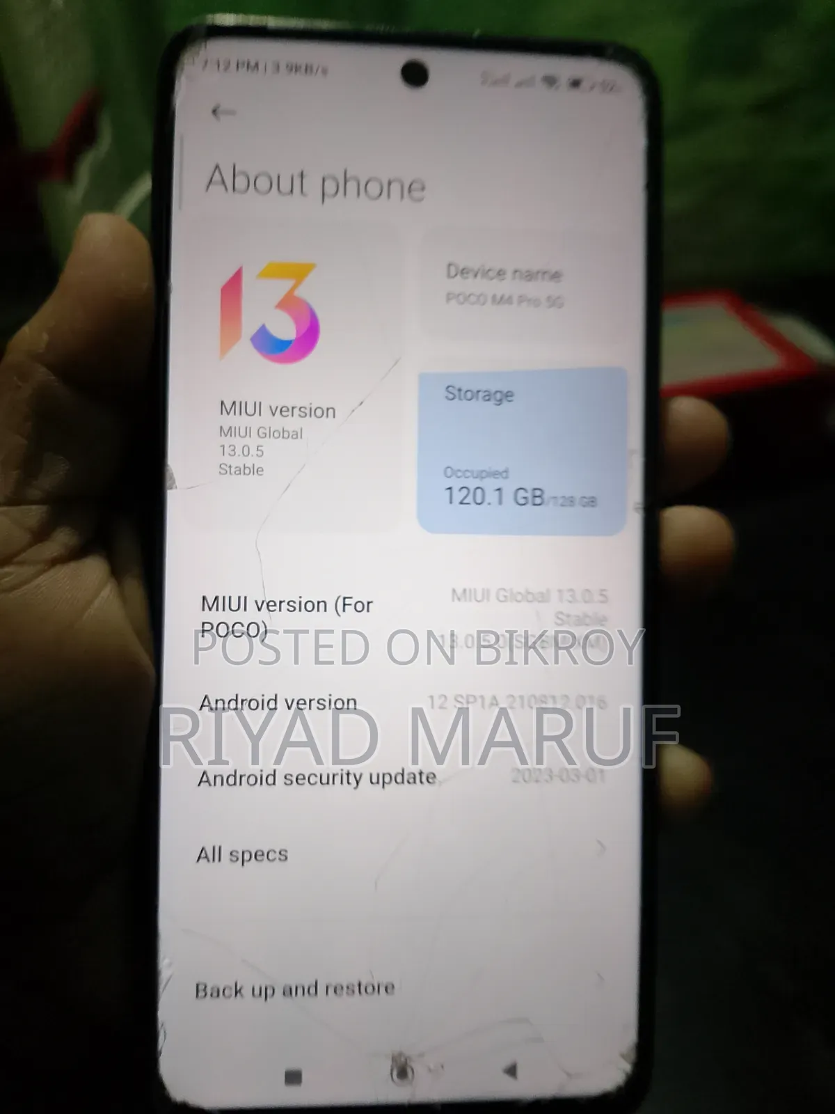 Xiaomi Poco M4 Pro 128 GB Yellow