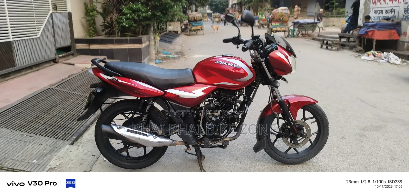 Bajaj Discover 125 2022 Red