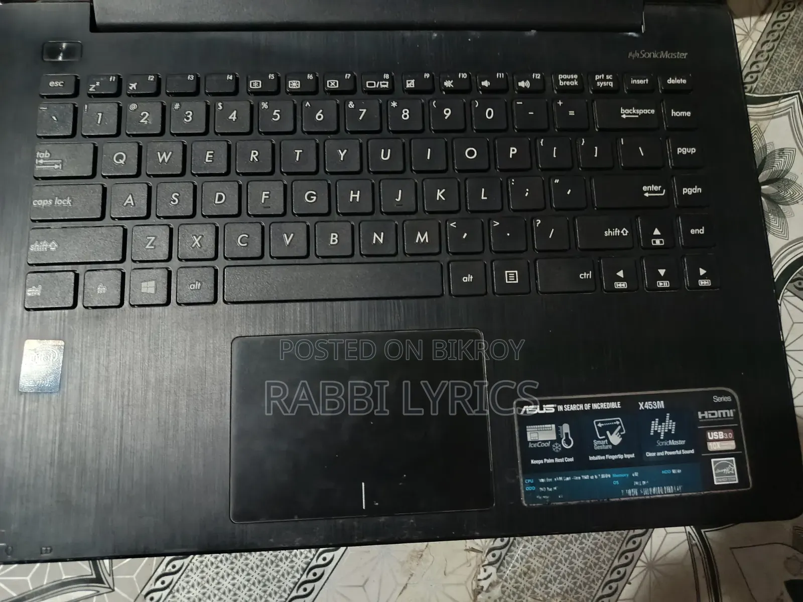 Laptop Asus X450CA 4GB Intel Pentium HDD 128GB