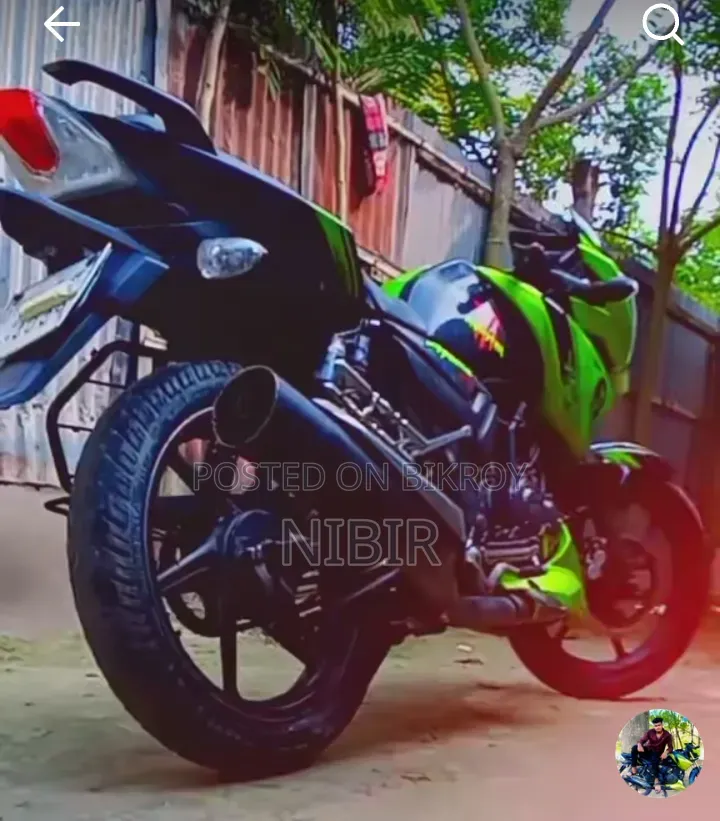 TVS Apache RTR 160 2V 2017 Green