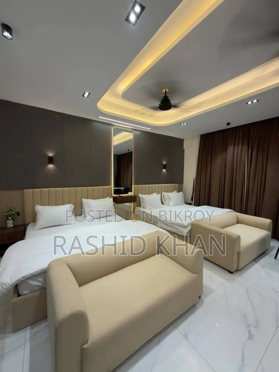 Furnished 3 Bedroom Apartment in Bashundhara for rent
