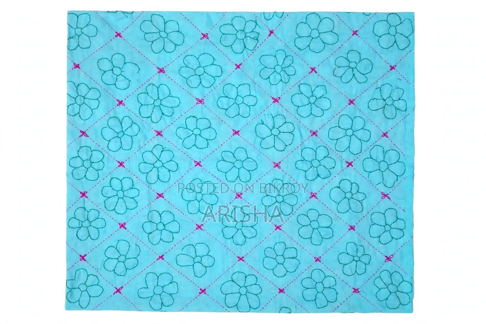Handmade Nakshi Kantha, 2 Pieces Soft Cotton