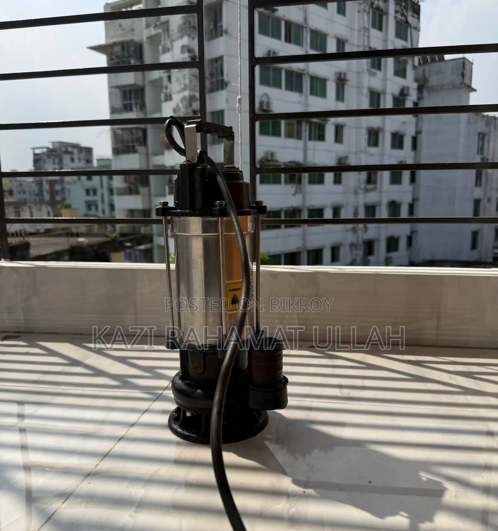 সাবমারসিবল পাম্প ০.৫ হর্সপাওয়ার ২ ইঞ্চি ডেলিভারি