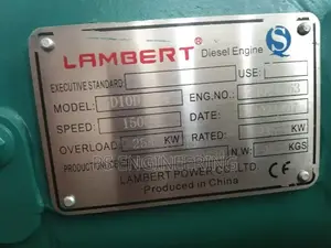 Lambert 250 kVA Diesel Generator – 200 kW | Brand New