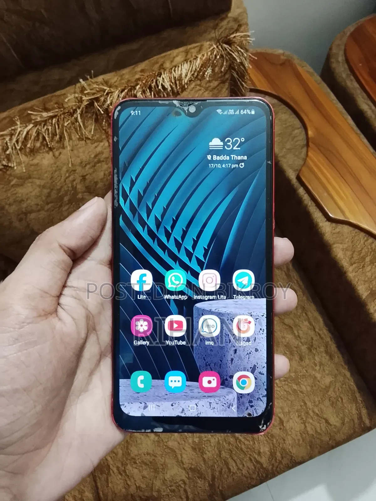 স্যামসাং গ্যালাক্সি এ১০এস ৩২ জিবি লাল