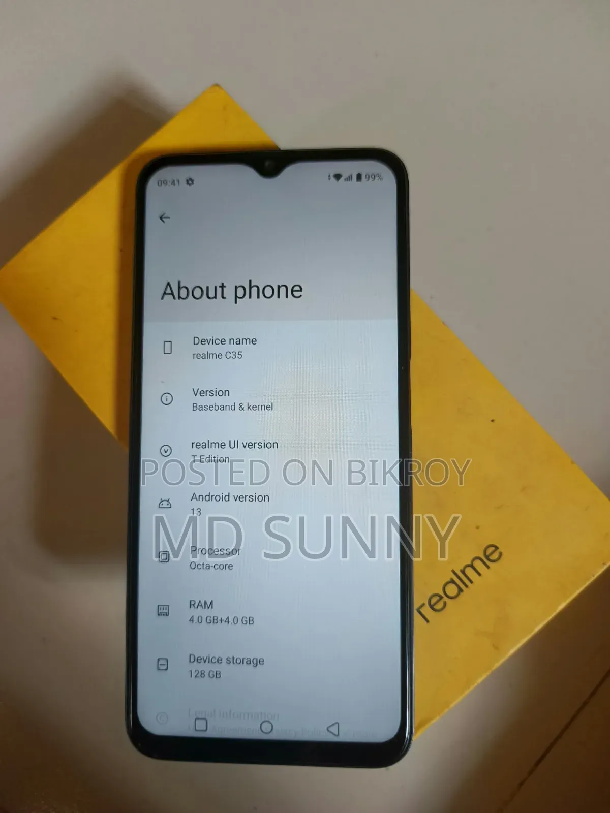 Realme C35 128 GB Black
