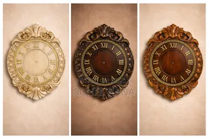 Luxury Wooden Wall Clock.