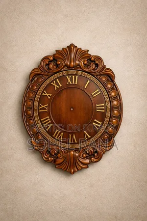 Luxury Wooden Wall Clock.