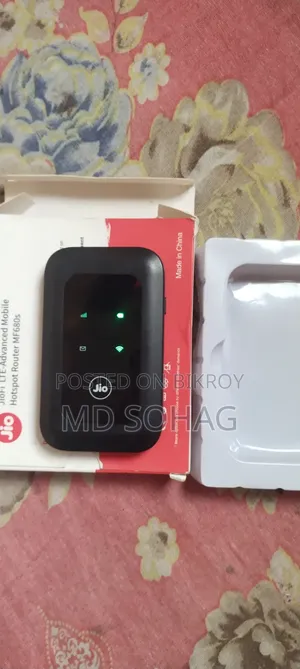 JioFi MF680S 4G LTE পকেট রাউটার / মোবাইল হটস্পট (বক্স সহ)