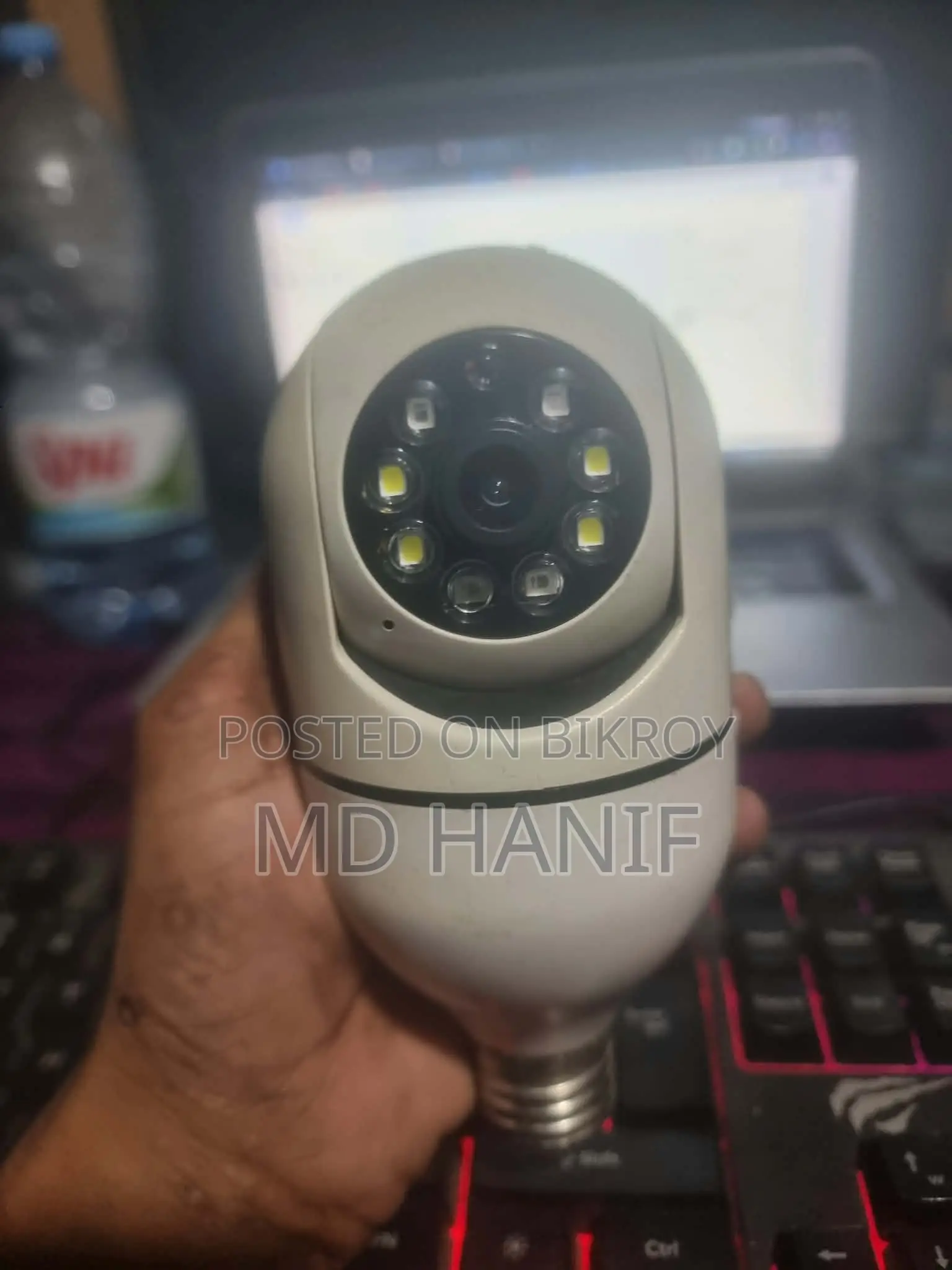 V380 Bulb Holder Camera 2MP 1080P | 360° Panoramic WiFi
