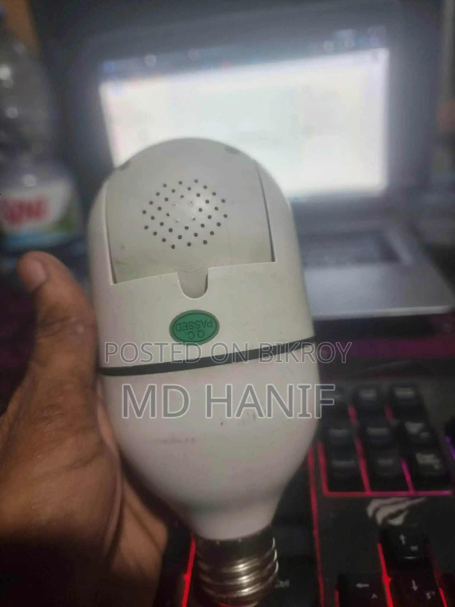 V380 Bulb Holder Camera 2MP 1080P | 360° Panoramic WiFi