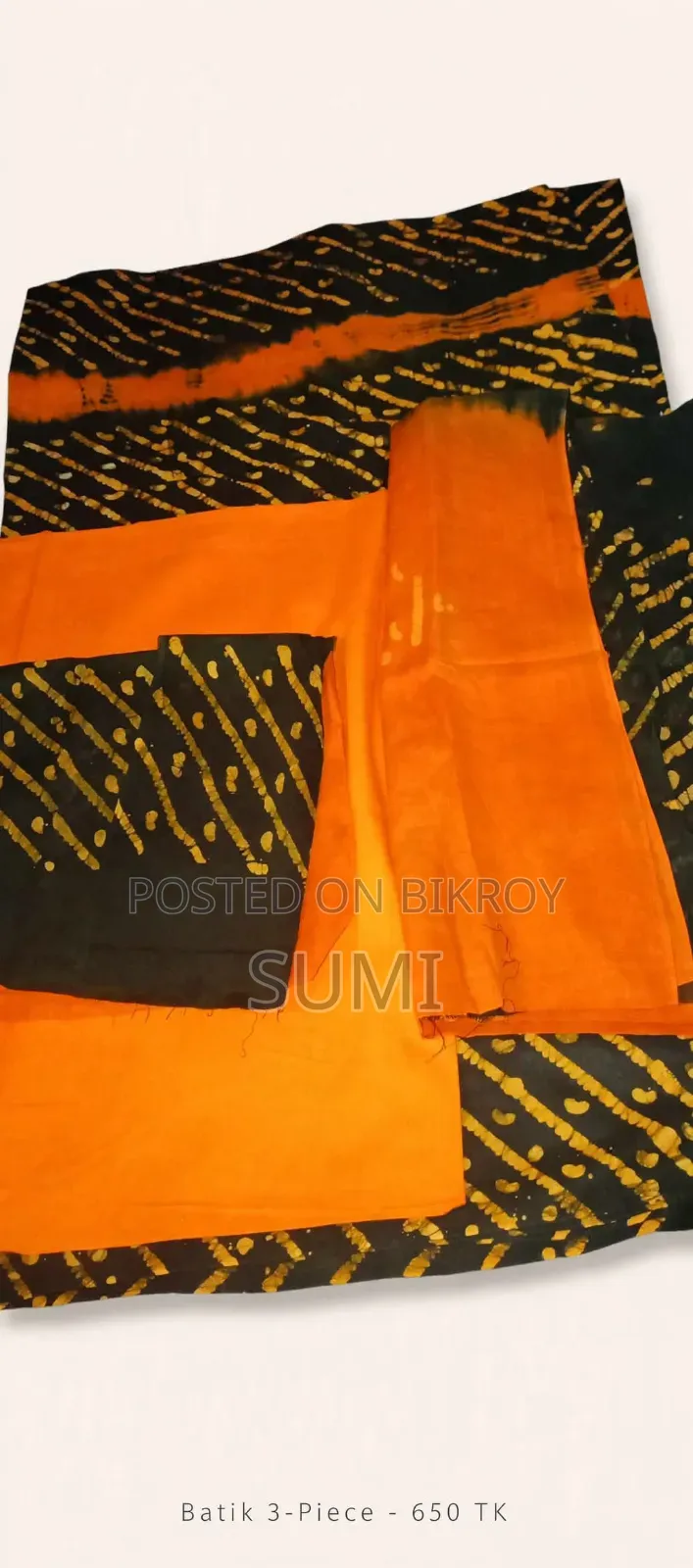 সত্যি বাটিক থ্রি পিস কালার গ্যারান্টি ডিসকাউন্ট অফার চলছে