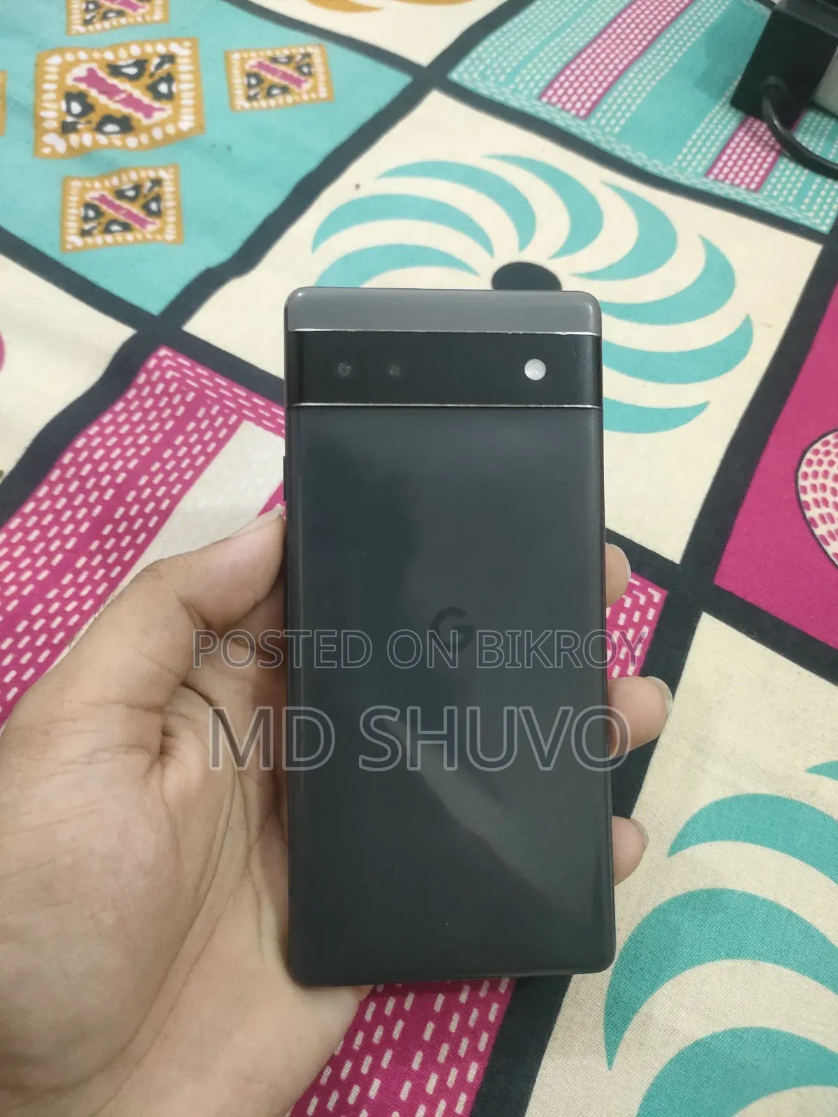 গুগল পিক্সেল ৬ ১২৮ জিবি ব্ল্যাক
