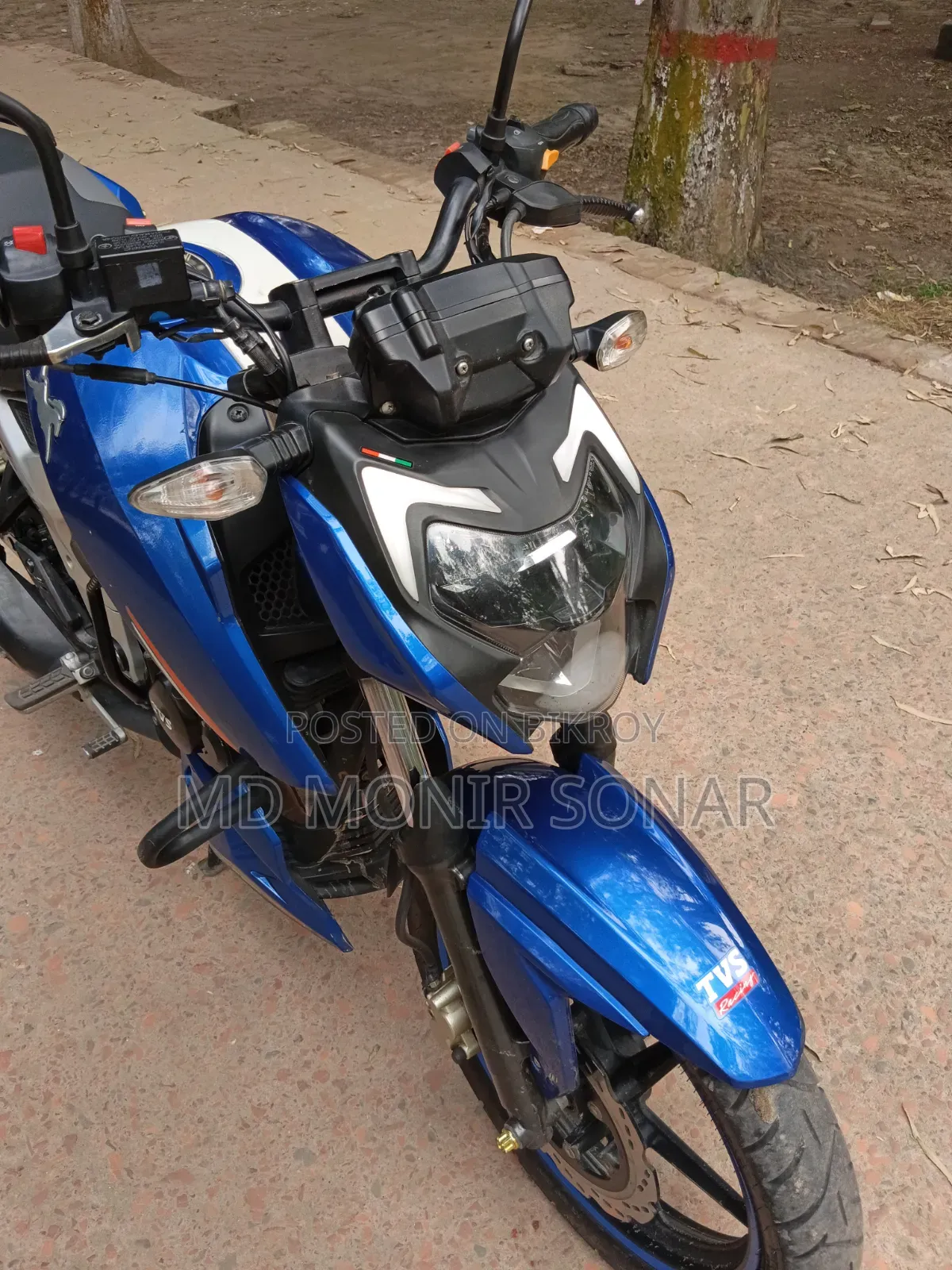 TVS Apache RTR 160 4V 2022 Blue