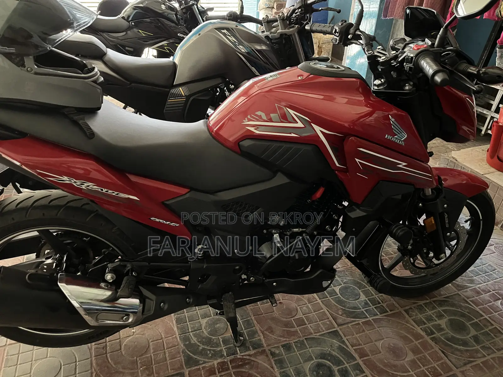 Honda X-Blade 160 2025 Red